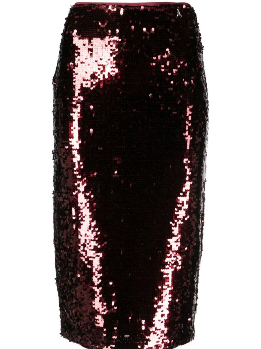 Clothing Patrizia Pepe | Sequin Stretch Pencil Skirt