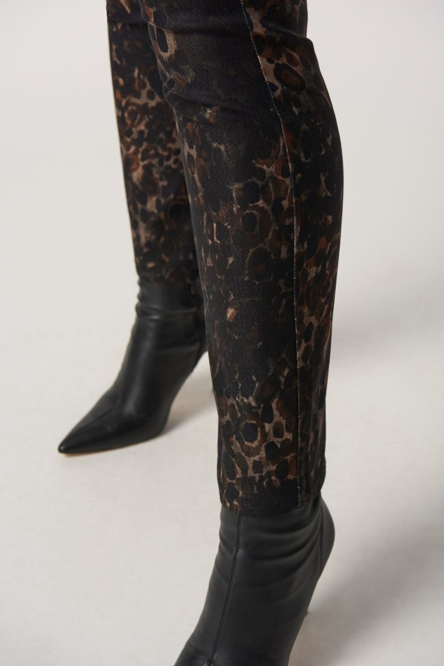 Clothing Joseph Ribkoff | Animal Print Slim Fit Jeans