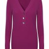 Clothing rosemunde | Deep Fuchsia Slim Fit Jumper