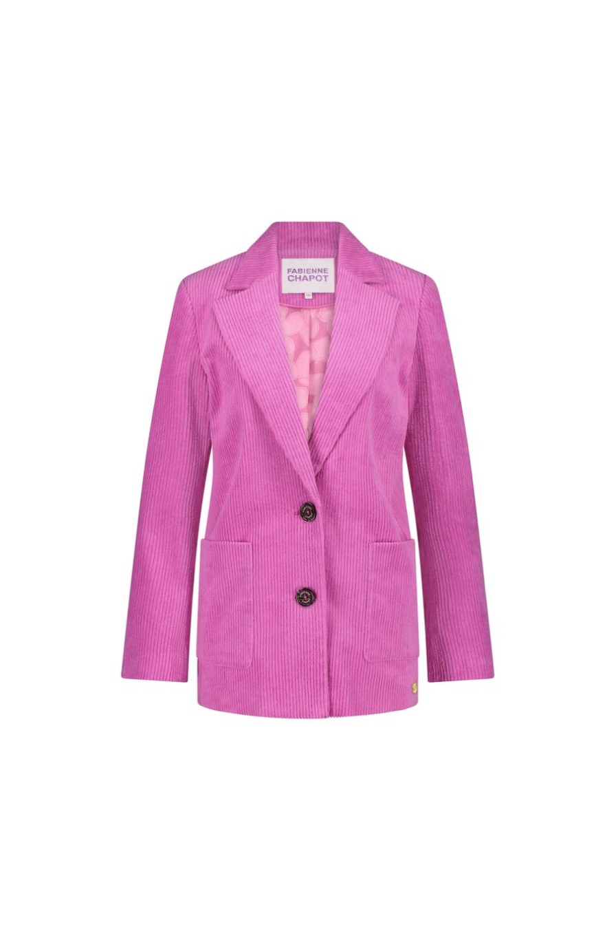 Clothing Fabienne Chapot | Leonard Blazer In Bubble Gum Pink