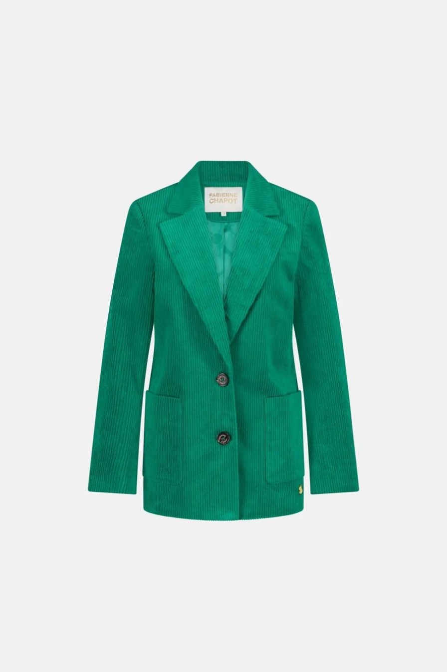 Clothing Fabienne Chapot | Leonard Blazer In Feeling Green